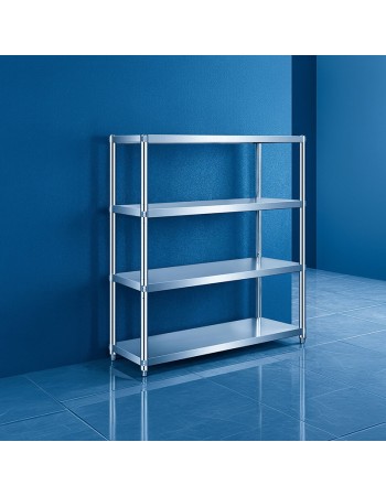 Four-tier shelving unit