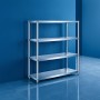 Four-tier shelving unit