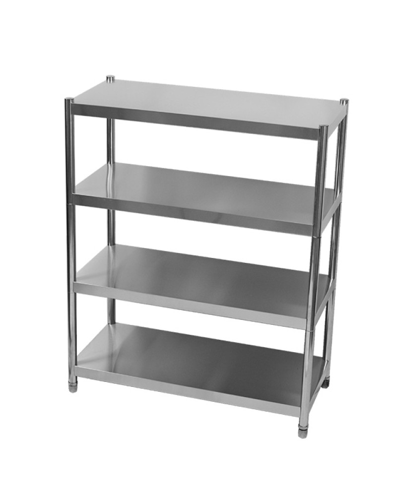 Four-tier shelving unit